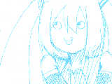 キモい顔文字のパーツでミクたんをかくとこうなってしまう。ʅ（´◔౪◔）ʃ