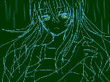 輪郭から描いてみたルカっぽい人